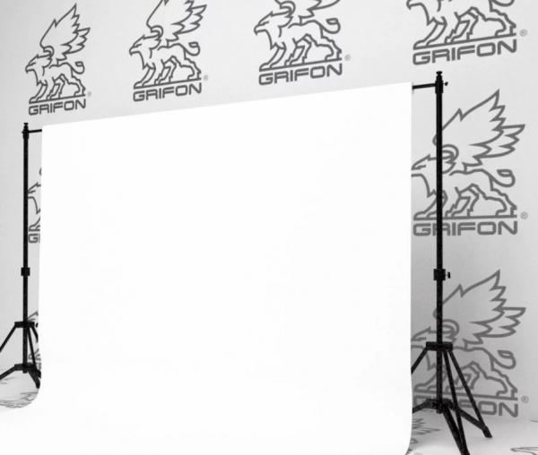 Белый тканевый фон (145х240см) фотофон